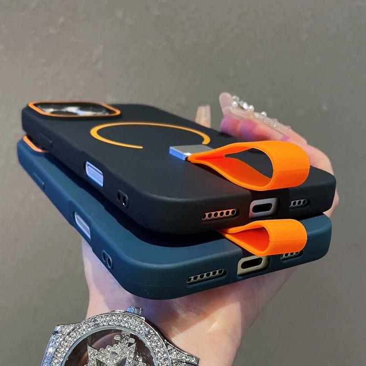 Ốp lưng TPU cảm giác da kèm dây silicone có nam châm, dành cho iPhone 13, iPhone 12 / 12 Pro, iPhone 12 Pro Max, iPhone 11 Pro Max, iPhone 11, iPhone 11 Pro