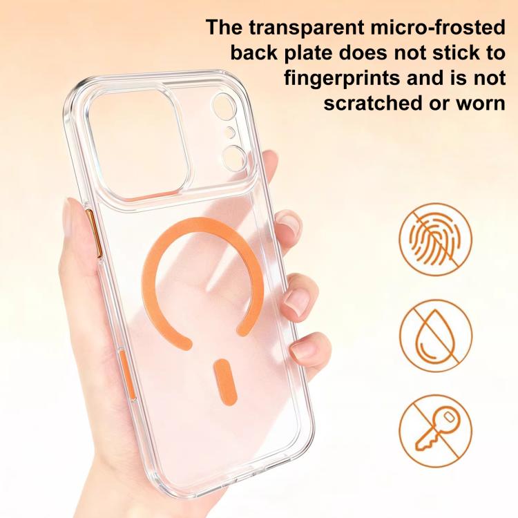 XDcase Frosted Transparent Magnetic Shockproof Phone Case, For iPhone 17 Pro Max, For iPhone 17 Pro, For iPhone 17