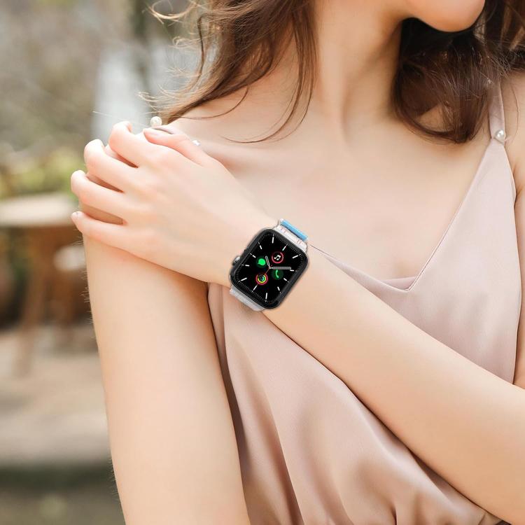 Dây đồng hồ xDfind móc và vòng dệt nylon, dành cho Apple Watch 42 / 44 / 45 / 46 / 49mm, dành cho Apple Watch 38 / 40 / 41 / S11 42mm