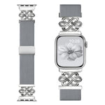 Dây đồng hồ xDfind khóa nam châm bện nylon nút thắt Trung Quốc, dành cho Apple Watch 42 / 44 / 45 / 46 / 49mm, dành cho Apple Watch 38 / 40 / 41 / S11 42mm