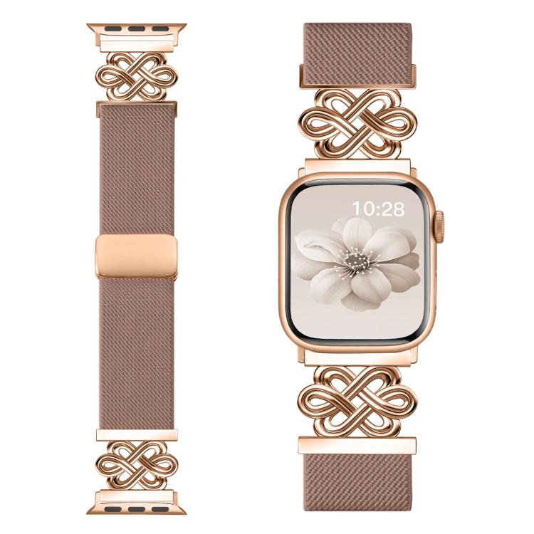 Dây đồng hồ xDfind khóa nam châm bện nylon nút thắt Trung Quốc, dành cho Apple Watch 42 / 44 / 45 / 46 / 49mm, dành cho Apple Watch 38 / 40 / 41 / S11 42mm