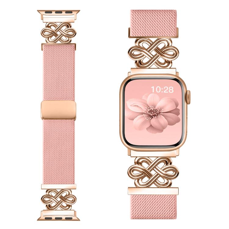 Dây đồng hồ xDfind khóa nam châm bện nylon nút thắt Trung Quốc, dành cho Apple Watch 42 / 44 / 45 / 46 / 49mm, dành cho Apple Watch 38 / 40 / 41 / S11 42mm