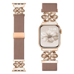 Dây đồng hồ xDfind khóa nam châm bện nylon nút thắt Trung Quốc, dành cho Apple Watch 42 / 44 / 45 / 46 / 49mm, dành cho Apple Watch 38 / 40 / 41 / S11 42mm