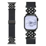 Dây đồng hồ xDfind khóa nam châm bện nylon nút thắt Trung Quốc, dành cho Apple Watch 42 / 44 / 45 / 46 / 49mm, dành cho Apple Watch 38 / 40 / 41 / S11 42mm