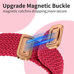 Dây đồng hồ xDfind khóa nam châm bện nylon cầu vồng nút thắt Trung Quốc, dành cho Apple Watch 42 / 44 / 45 / 46 / 49mm, dành cho Apple Watch 38 / 40 / 41 / S11 42mm