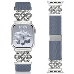 Dây đồng hồ xDfind khóa nam châm bện nylon cầu vồng nút thắt Trung Quốc, dành cho Apple Watch 42 / 44 / 45 / 46 / 49mm, dành cho Apple Watch 38 / 40 / 41 / S11 42mm