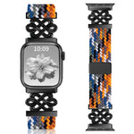 Dây đồng hồ xDfind khóa nam châm bện nylon cầu vồng nút thắt Trung Quốc, dành cho Apple Watch 42 / 44 / 45 / 46 / 49mm, dành cho Apple Watch 38 / 40 / 41 / S11 42mm