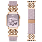 Dây đồng hồ xDfind khóa nam châm bện nylon cầu vồng nút thắt Trung Quốc, dành cho Apple Watch 42 / 44 / 45 / 46 / 49mm, dành cho Apple Watch 38 / 40 / 41 / S11 42mm