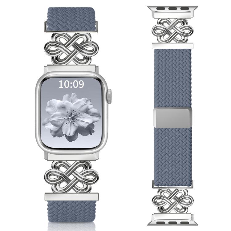 Dây đồng hồ xDfind khóa nam châm bện nylon cầu vồng nút thắt Trung Quốc, dành cho Apple Watch 42 / 44 / 45 / 46 / 49mm, dành cho Apple Watch 38 / 40 / 41 / S11 42mm