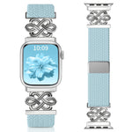 Dây đồng hồ xDfind khóa nam châm bện nylon cầu vồng nút thắt Trung Quốc, dành cho Apple Watch 42 / 44 / 45 / 46 / 49mm, dành cho Apple Watch 38 / 40 / 41 / S11 42mm