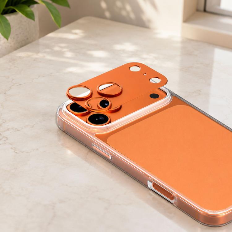 XDcase 5 cái bảo vệ ống kính camera rỗng hợp kim titan, Dành cho iPhone 17 Pro Max, iPhone 17 Pro