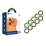 XDcase 5pcs Armor Full-Coverage Frosted Metal Camera Lens Ring Film, For iPhone 17