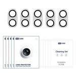 XDcase 5pcs Armor Full-Coverage Frosted Metal Camera Lens Ring Film, For iPhone 17