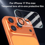 XDcase 5 cái phim kính cường lực in lụa tích hợp cho camera sau, Dành cho iPhone 17 Pro Max, iPhone 17 Pro, iPhone 17, iPhone Air