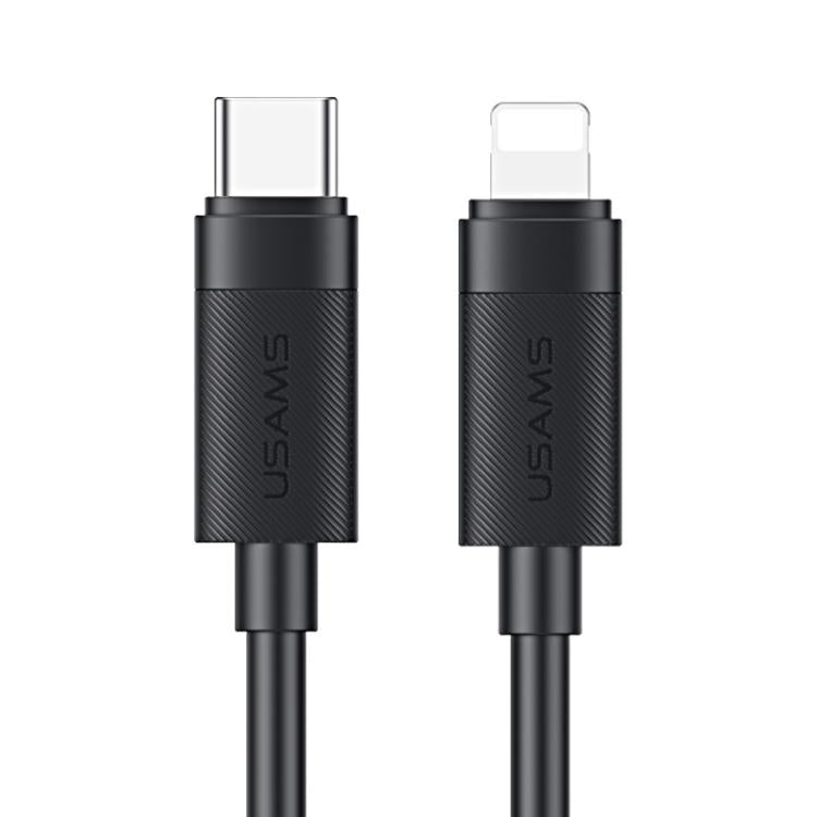 Cáp sạc dữ liệu nhanh USAMS SJ781 U94 USB-C / Type-C sang 8 Pin PD30W, dài 1m
