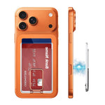 XDcase khe đựng thẻ nam châm mặt sau có giá đỡ cho iPhone / Galaxy & nhiều loại khác