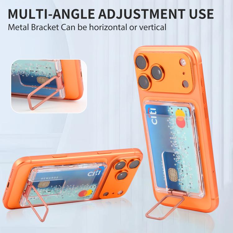 XDcase khe đựng thẻ nam châm mặt sau có giá đỡ cho iPhone / Galaxy & nhiều loại khác