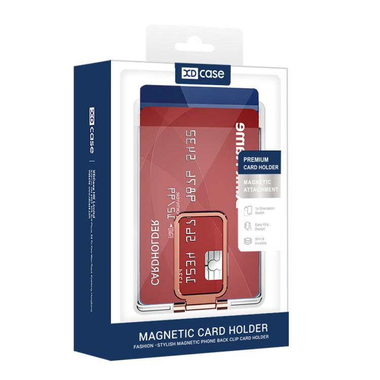 XDcase khe đựng thẻ nam châm mặt sau có giá đỡ cho iPhone / Galaxy & nhiều loại khác
