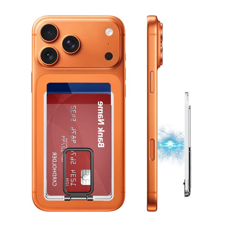 XDcase khe đựng thẻ nam châm mặt sau có giá đỡ cho iPhone / Galaxy & nhiều loại khác