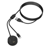 xDfind 2 in 1 USB to Type-C Integrated Watch Charging Base, Length: 1.2m, Charging Base