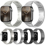 Dây đồng hồ hợp kim titan khóa gập một hạt, dành cho Apple Watch 46mm / 49mm / 45mm / 44mm, dành cho Apple Watch 42mm / 41mm / 40mm / 38mm