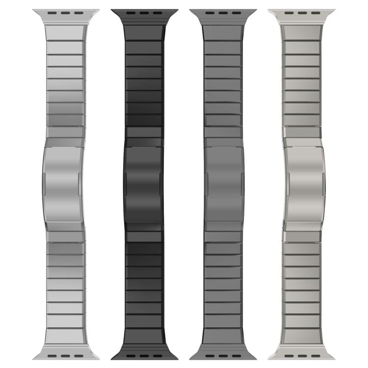 Dây đồng hồ hợp kim titan khóa gập một hạt, dành cho Apple Watch 46mm / 49mm / 45mm / 44mm, dành cho Apple Watch 42mm / 41mm / 40mm / 38mm
