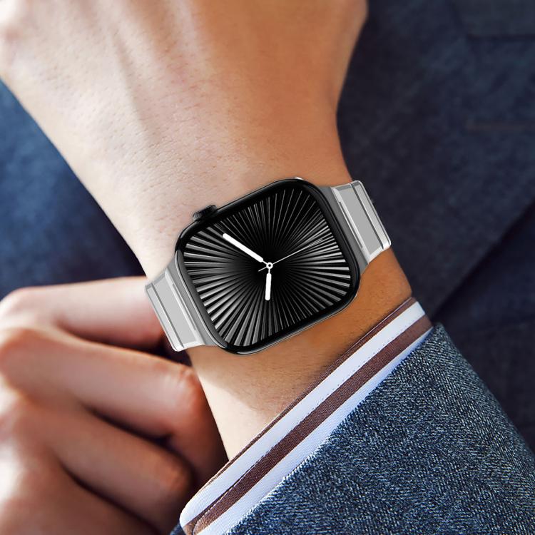 Dây đồng hồ hợp kim titan khóa gập một hạt, dành cho Apple Watch 46mm / 49mm / 45mm / 44mm, dành cho Apple Watch 42mm / 41mm / 40mm / 38mm