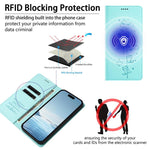 Ốp điện thoại da thuần chay dập nổi mèo dễ thương có nam châm RFID, cho iPhone Air, cho iPhone 16 Pro Max, cho iPhone 16 Pro, cho iPhone 16 Plus