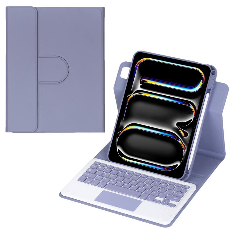 360-degree Rotation Bluetooth Keyboard Leather Tablet Case with Touchpad, For iPad Pro 11 2025 / 2024, For iPad 2025 / 2022, For iPad Air 11 2025 / iPad Pro 11 2022, For iPad 10.2 2021 / 2019 / iPad Air 3