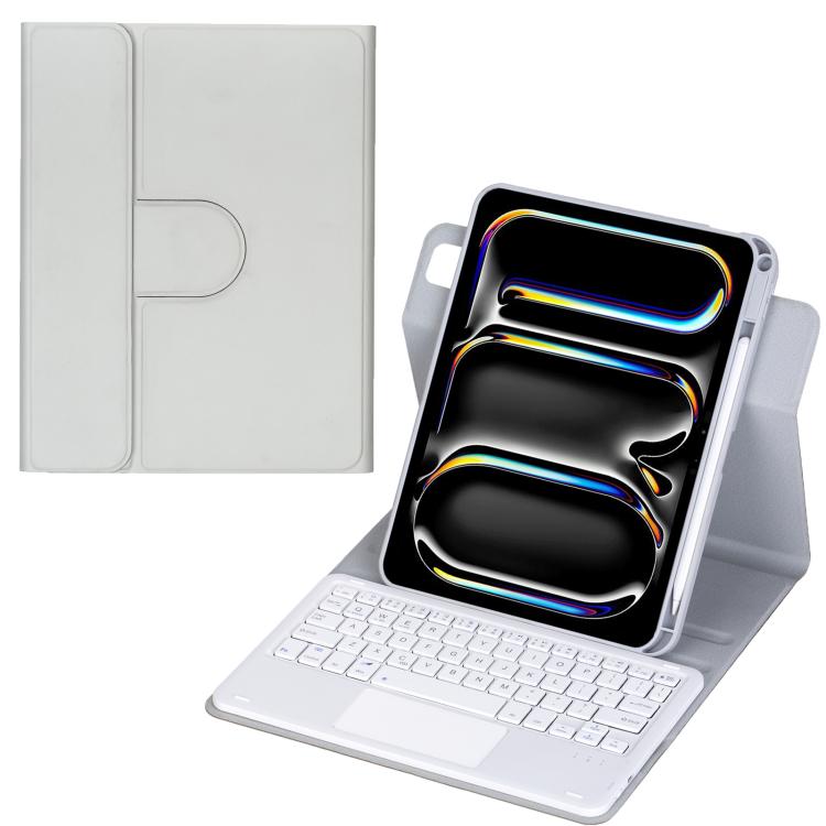 360-degree Rotation Bluetooth Keyboard Leather Tablet Case with Touchpad, For iPad Pro 11 2025 / 2024, For iPad 2025 / 2022, For iPad Air 11 2025 / iPad Pro 11 2022, For iPad 10.2 2021 / 2019 / iPad Air 3