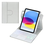 Bao da bàn phím Bluetooth có đèn nền xoay 360 độ với bàn di chuột, Dành cho iPad Pro 11 2025 / 2024, Dành cho iPad 2025 / 2022, Dành cho iPad Air 11 2025 / iPad Pro 11 2022, Dành cho iPad 10.2 2021 / 2019 / iPad Air 3