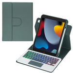 Bao da bàn phím Bluetooth có đèn nền xoay 360 độ với bàn di chuột, Dành cho iPad Pro 11 2025 / 2024, Dành cho iPad 2025 / 2022, Dành cho iPad Air 11 2025 / iPad Pro 11 2022, Dành cho iPad 10.2 2021 / 2019 / iPad Air 3