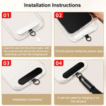 XDcase dây đeo điện thoại chống mất tháo rời 3 trong 1 đeo chéo / cổ / cổ tay có tab