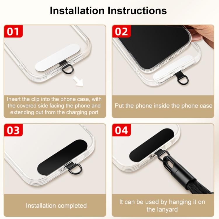 XDcase dây đeo điện thoại chống mất tháo rời 3 trong 1 đeo chéo / cổ / cổ tay có tab