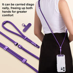 XDcase dây đeo điện thoại chống mất tháo rời 3 trong 1 đeo chéo / cổ / cổ tay có tab