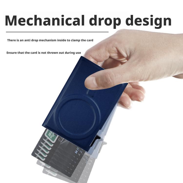 Giá Đỡ Điện Thoại Di Động Tự Động Nổi Có Nam Châm Khe Đựng Thẻ RFID