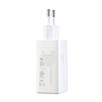 Bộ sạc 65W GaN JOYROOM JR-TG10 3 cổng USB, 2 cổng Type-C kèm cáp Type-C sang Type-C, phích cắm EU, phích cắm UK