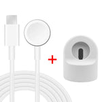 xDfind Giá đỡ sạc silicone và bộ sạc Type-C cho Apple Watch, Silicone+Type-C (Trắng), Silicone+Type-C (Đen)
