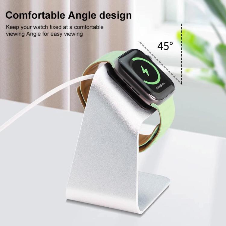 xDfind Giá đỡ sạc hợp kim nhôm và bộ sạc Type-C cho Apple Watch, Hợp kim nhôm+Type-C