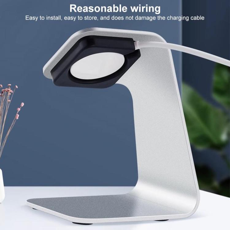 xDfind Giá đỡ sạc hợp kim nhôm và bộ sạc Type-C cho Apple Watch, Hợp kim nhôm+Type-C