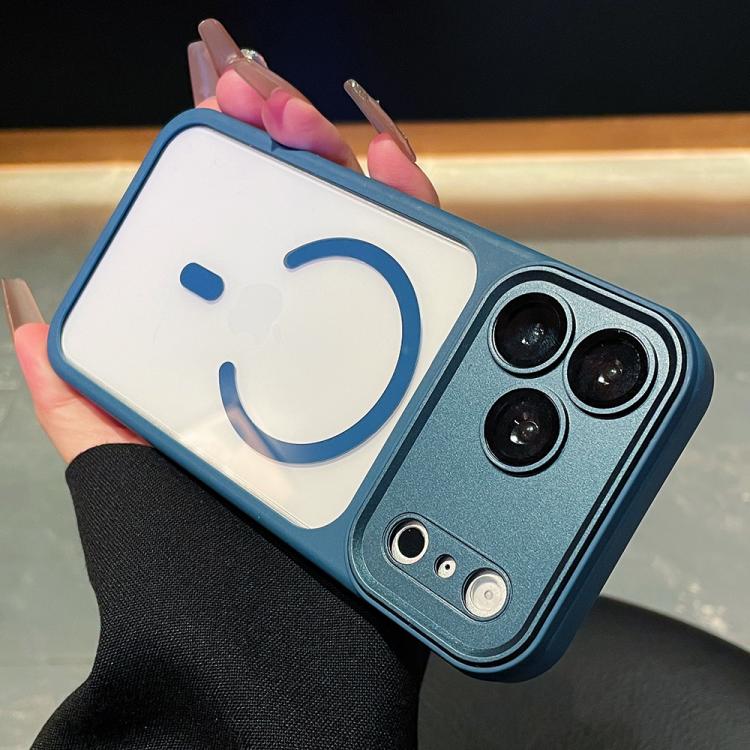 Electroplated Camera Full Coverage Magnetic Transparent Phone Case, For iPhone 17 Pro Max, For iPhone 17 Pro