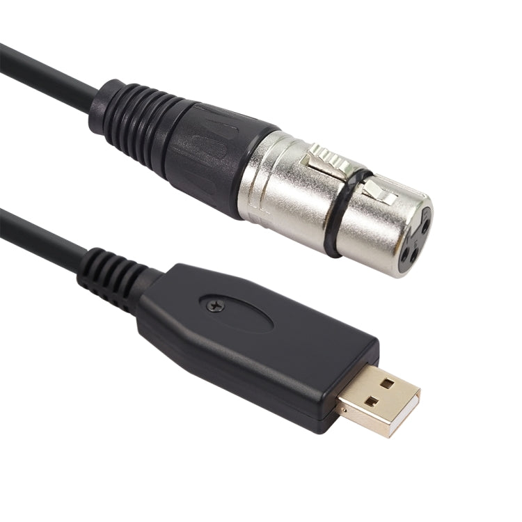 Cáp ghi âm micro USB sang XLR cái US18, 2m, 3m
