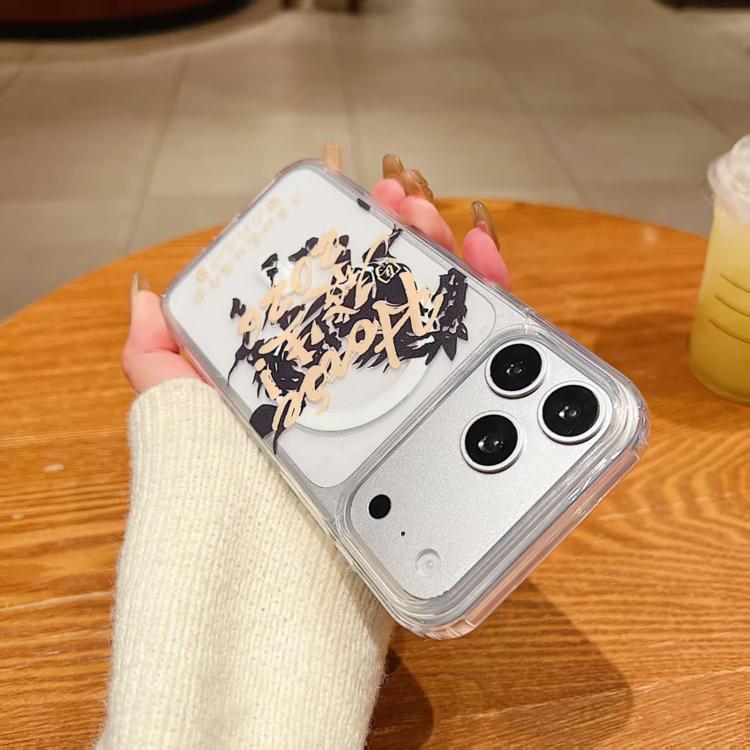 Ốp điện thoại toàn diện nam châm Acrylic hình năm con ngựa kèm dây đeo, dành cho iPhone 13, iPhone 12, iPhone 12 Pro Max, iPhone 12 Pro