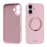 Ốp lưng silicone lỏng có nam châm ABEEL, cảm giác thân thiện với da, kèm giá đỡ, dành cho iPhone 17 Pro Max, dành cho iPhone 17 Pro, dành cho iPhone 17, dành cho iPhone 16 Pro Max, dành cho iPhone 16 Pro, dành cho iPhone 16