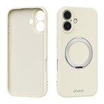 Ốp lưng silicone lỏng có nam châm ABEEL, cảm giác thân thiện với da, kèm giá đỡ, dành cho iPhone 17 Pro Max, dành cho iPhone 17 Pro, dành cho iPhone 17, dành cho iPhone 16 Pro Max, dành cho iPhone 16 Pro, dành cho iPhone 16