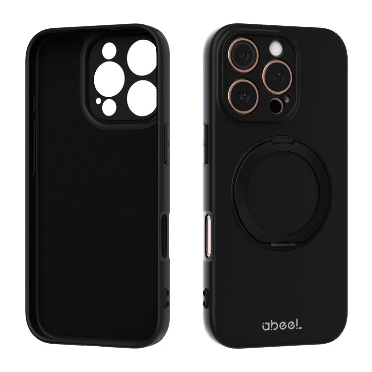 Ốp lưng silicone lỏng có nam châm ABEEL, cảm giác thân thiện với da, kèm giá đỡ, dành cho iPhone 17 Pro Max, dành cho iPhone 17 Pro, dành cho iPhone 17, dành cho iPhone 16 Pro Max, dành cho iPhone 16 Pro, dành cho iPhone 16