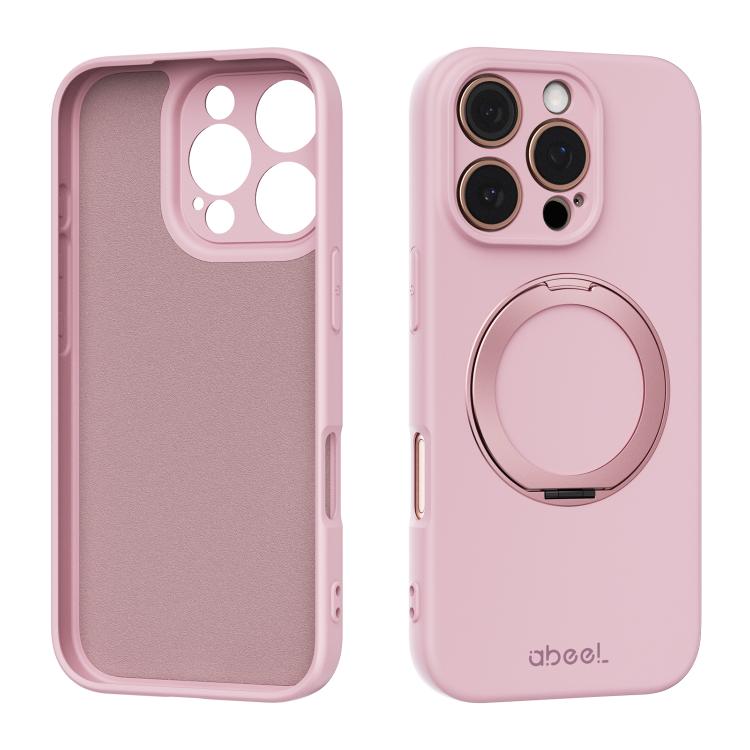 Ốp lưng silicone lỏng có nam châm ABEEL, cảm giác thân thiện với da, kèm giá đỡ, dành cho iPhone 17 Pro Max, dành cho iPhone 17 Pro, dành cho iPhone 17, dành cho iPhone 16 Pro Max, dành cho iPhone 16 Pro, dành cho iPhone 16