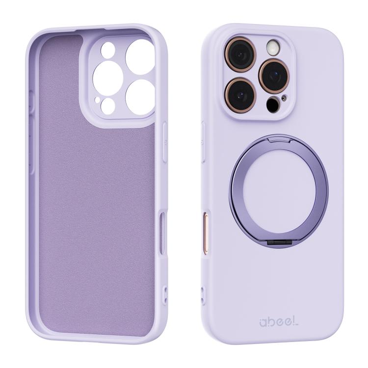 Ốp lưng silicone lỏng có nam châm ABEEL, cảm giác thân thiện với da, kèm giá đỡ, dành cho iPhone 17 Pro Max, dành cho iPhone 17 Pro, dành cho iPhone 17, dành cho iPhone 16 Pro Max, dành cho iPhone 16 Pro, dành cho iPhone 16