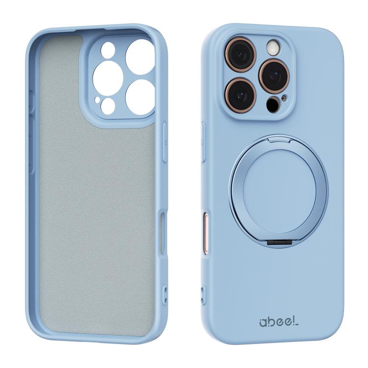 Ốp lưng silicone lỏng có nam châm ABEEL, cảm giác thân thiện với da, kèm giá đỡ, dành cho iPhone 17 Pro Max, dành cho iPhone 17 Pro, dành cho iPhone 17, dành cho iPhone 16 Pro Max, dành cho iPhone 16 Pro, dành cho iPhone 16