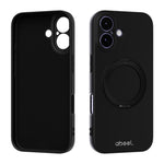 Ốp lưng silicone lỏng có nam châm ABEEL, cảm giác thân thiện với da, kèm giá đỡ, dành cho iPhone 17 Pro Max, dành cho iPhone 17 Pro, dành cho iPhone 17, dành cho iPhone 16 Pro Max, dành cho iPhone 16 Pro, dành cho iPhone 16